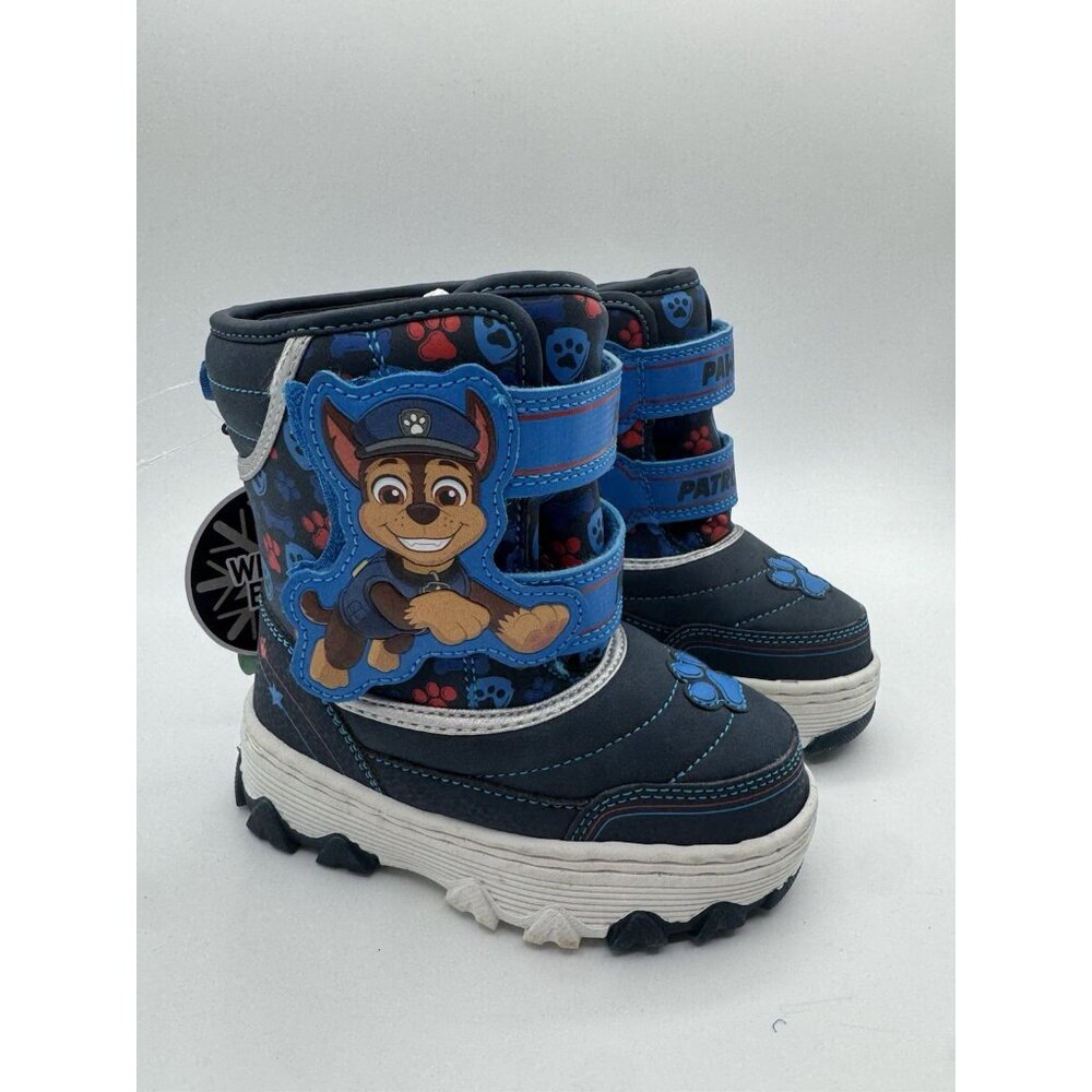 PAW PATROL Winter Toddler Boys Lights Up Winter Boots, Size 7 - Picture 8 of 11